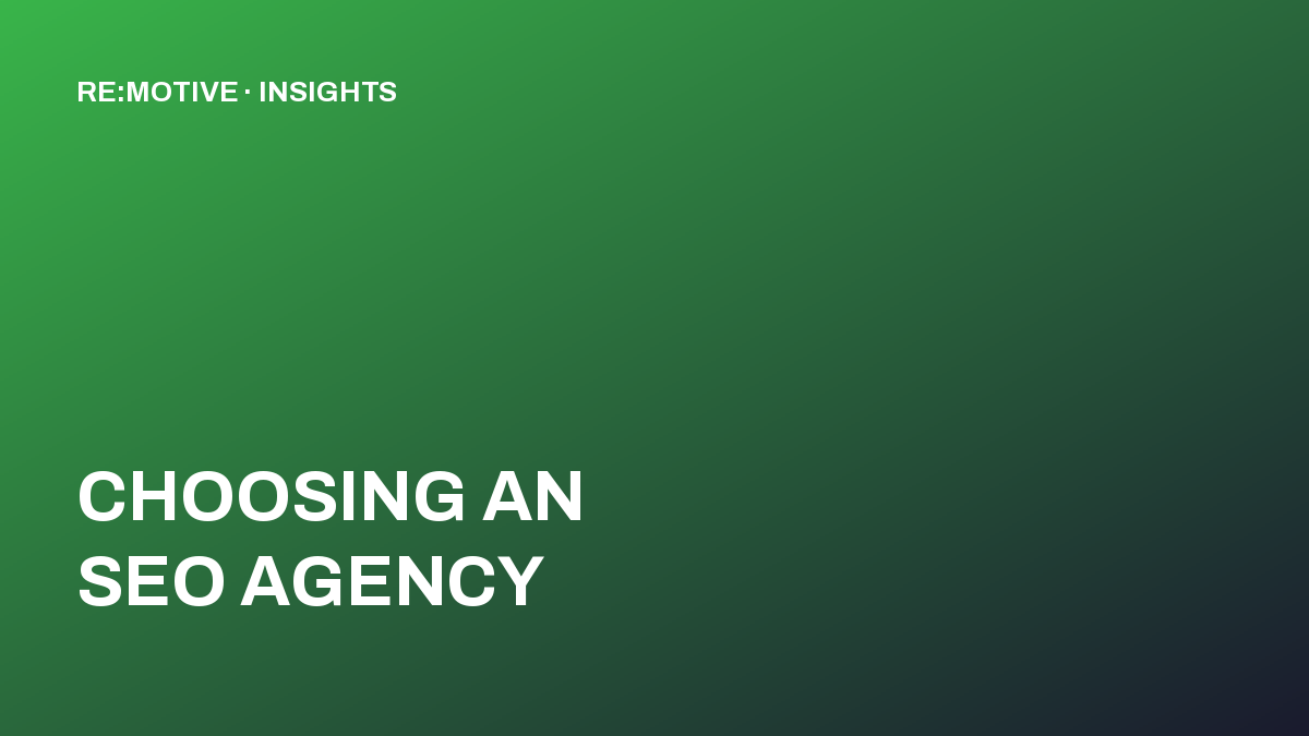 How to Choose an SEO Agency in Singapore or Malaysia